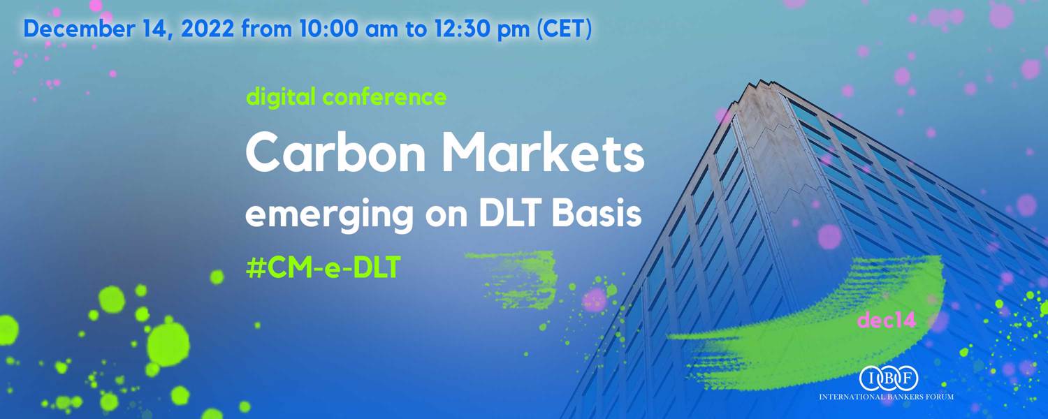 Carbon Markets emerging on DLT Basis #CM-e-DLT