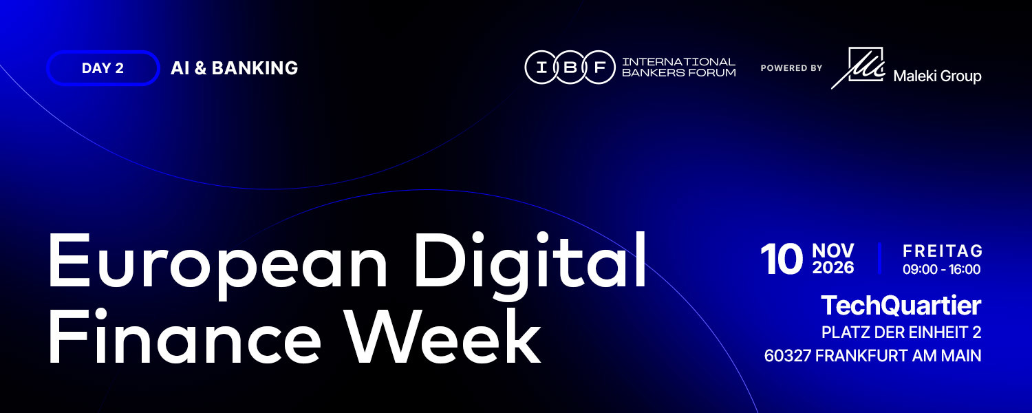 European Digital Finance Week Day 2: AI & Banking