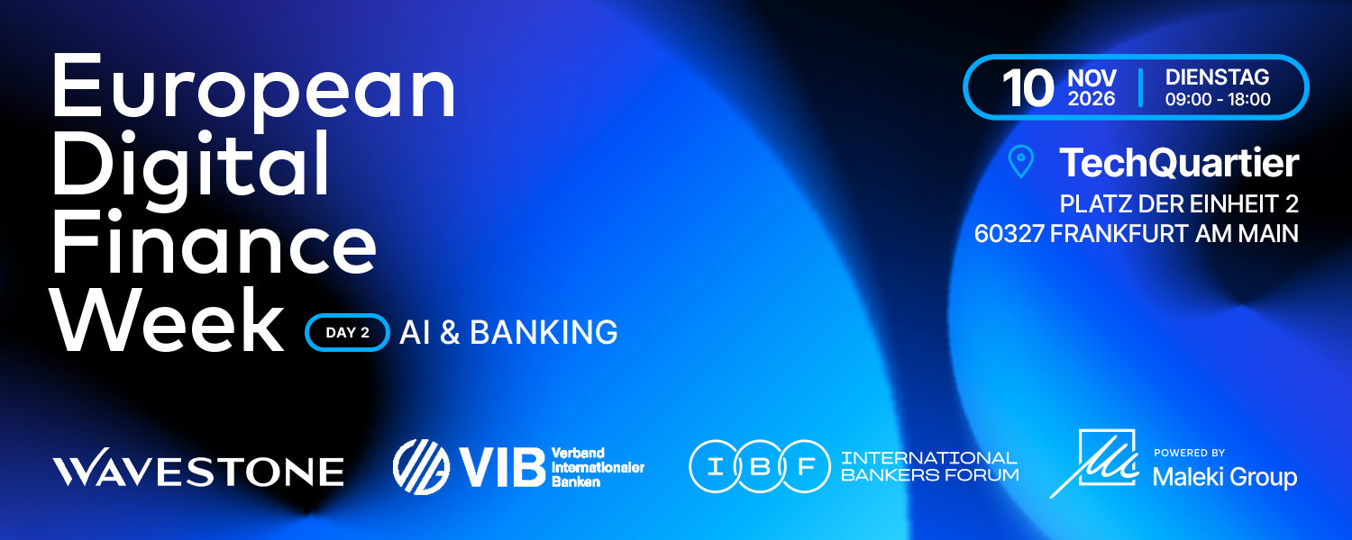 European Digital Finance Week Day 2: AI & Banking