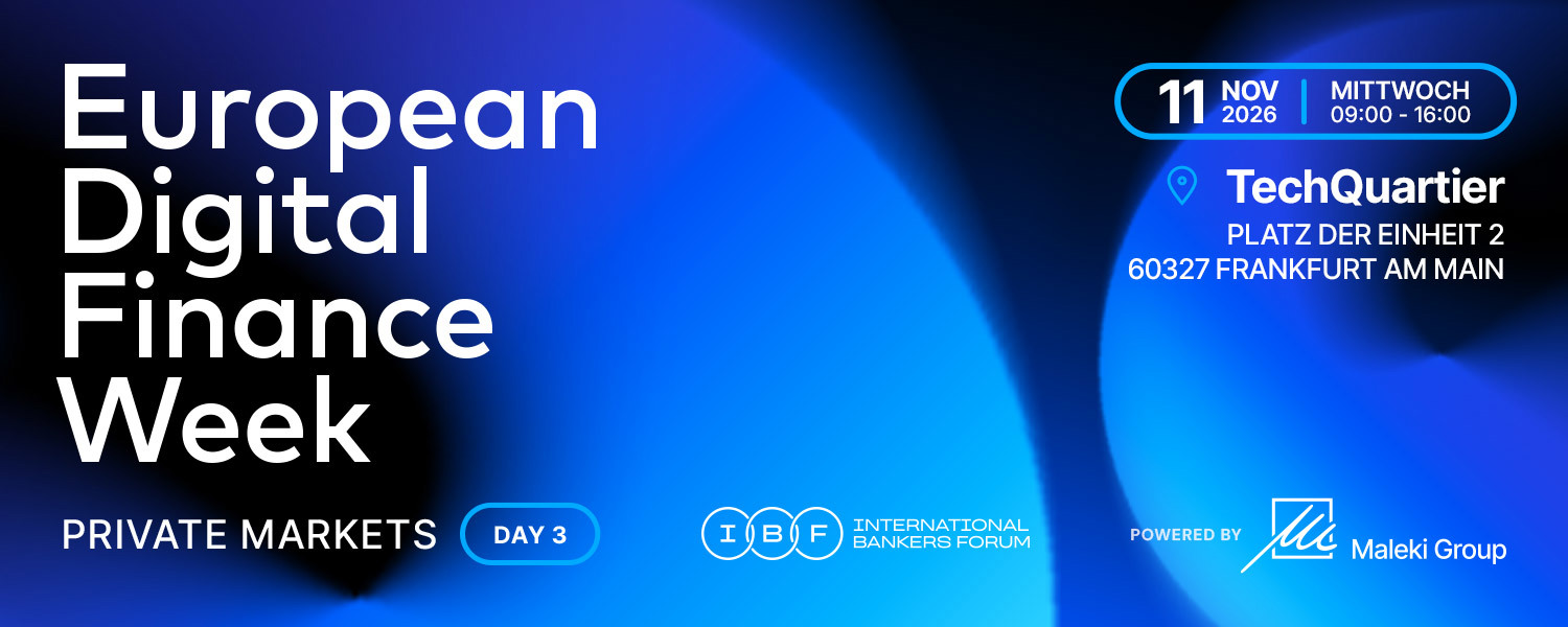 European Digital Finance Week Day 3: Private Markets 