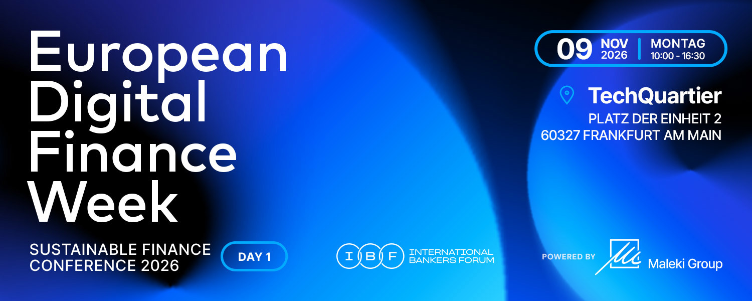 European Digital Finance Week Day 1: Sustainable Finance